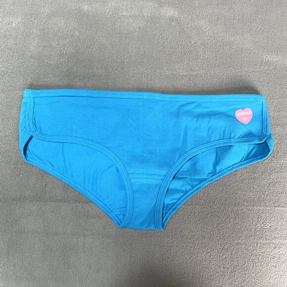 Victoria's Secret PINK 2011 Extra Low Rise Hipster Blue Jealous Panty Medium - Picture 3 of 8
